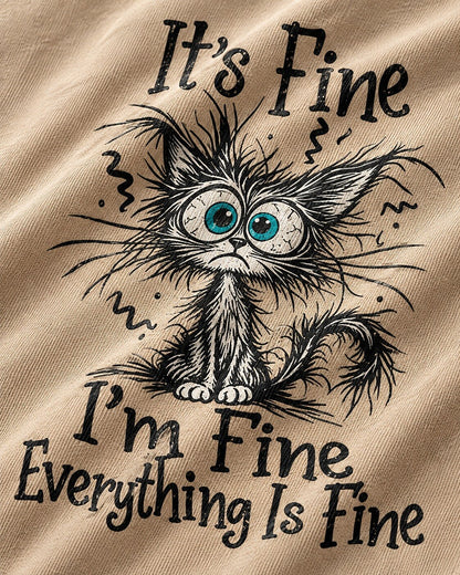 It's Fine I'm Fine Everything Is Fine men's T-shirt view 2