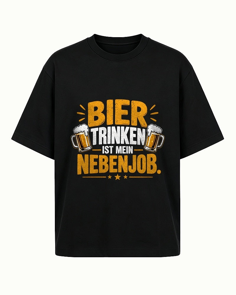 Bier Trinken Ist Mein Nebenjob. men's T-shirt