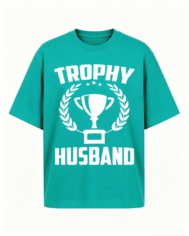 Trophy Husband men's graphic T-shirt alternate view 7