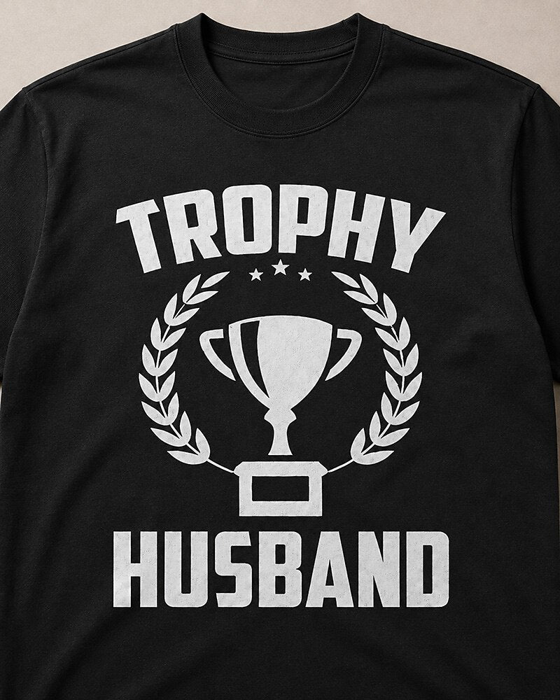 Trophy Husband men's graphic T-shirt alternate view 2