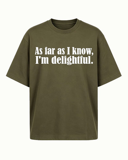 As Far As I Know I'm Delightful Graphic T-Shirt - product image 4