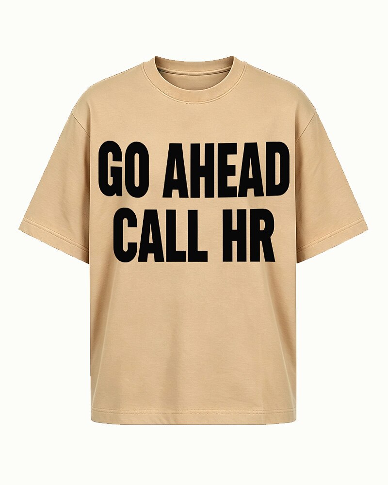 Go Ahead, Call HR men's graphic T-shirt alternate view 4