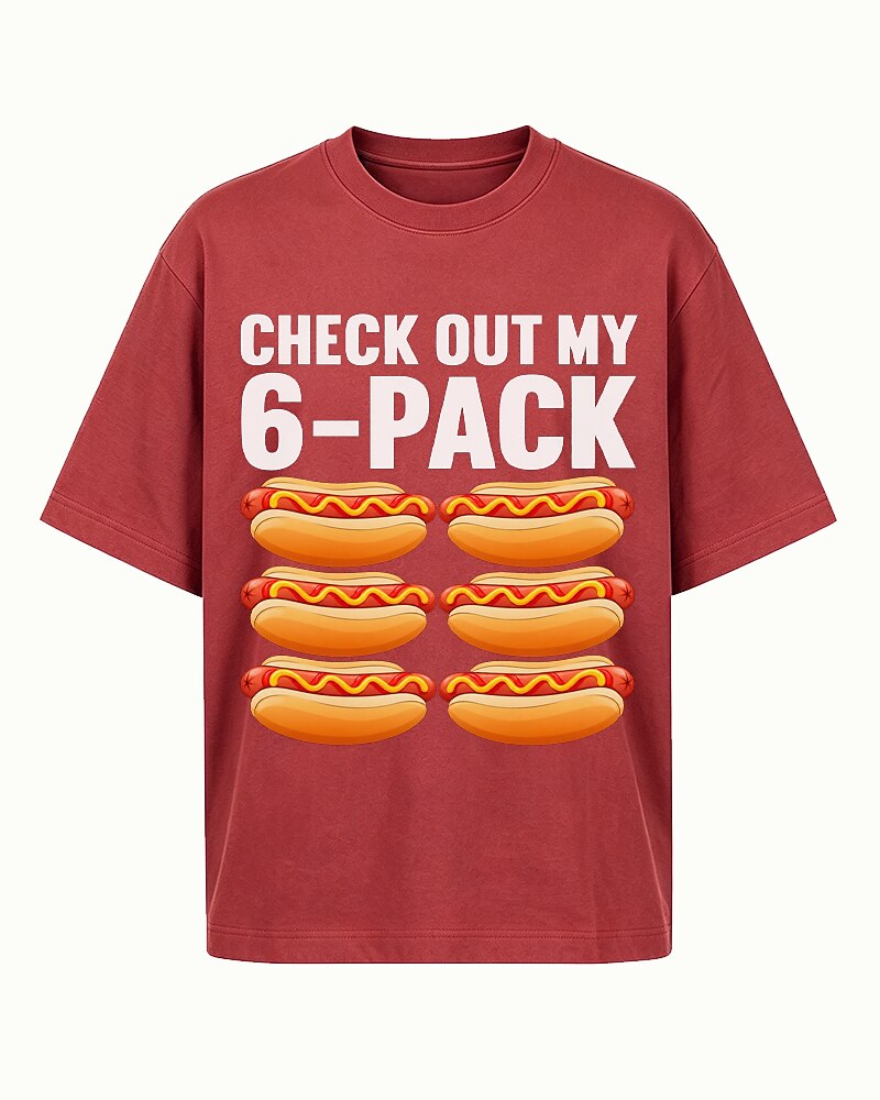 Check Out My 6-Pack men's T-shirt view 6