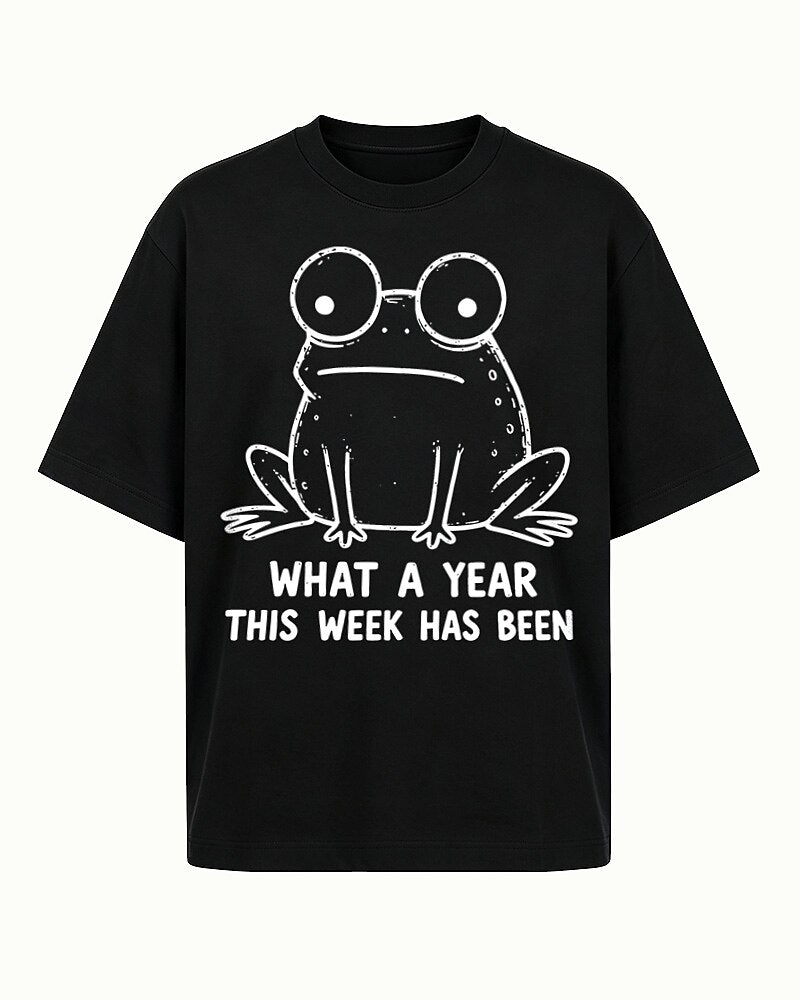 What a Year This Week Has Been men's graphic T-shirt