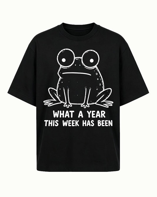What a Year This Week Has Been men's graphic T-shirt