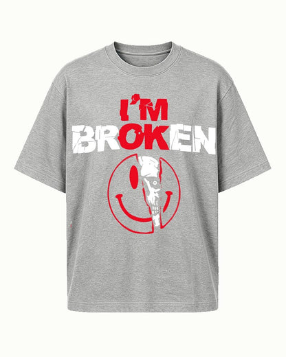 I'm Broken, I'm OK men's graphic T-shirt alternate view 7