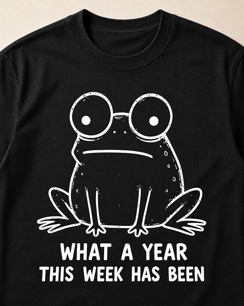 What a Year This Week Has Been men's graphic T-shirt alternate view 2