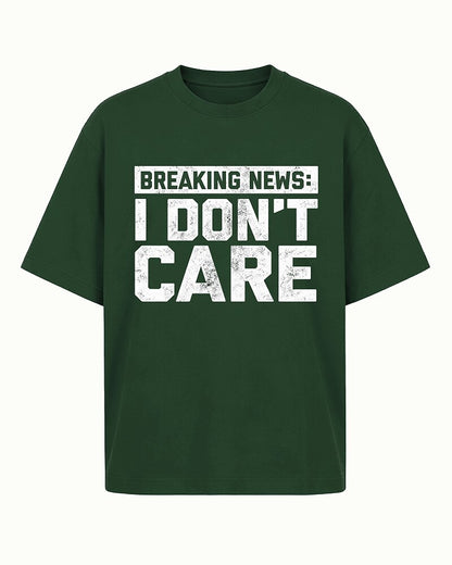 Breaking News: I Don't Care men's T-shirt view 5