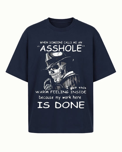 When Someone Calls Me An Asshole Skeleton Graphic T-Shirt - product image 5