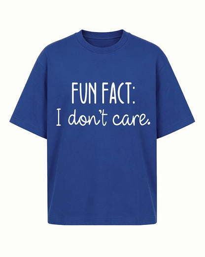 Fun Fact I Don't Care Graphic T-Shirt - product image 2