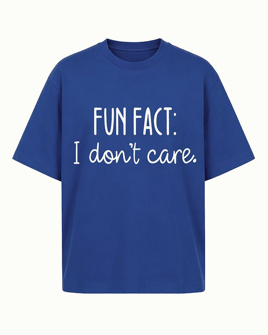 Fun Fact I Don't Care Graphic T-Shirt - product image 2