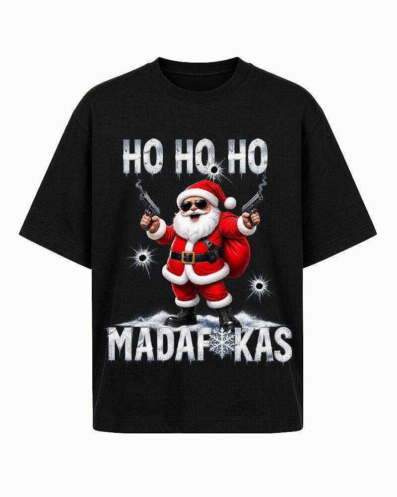 Ho Ho Ho Madafakas men's T-shirt view 5