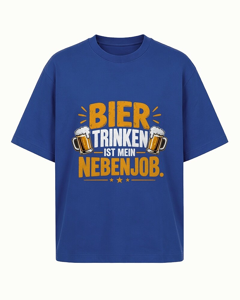 Bier Trinken Ist Mein Nebenjob. men's T-shirt view 4