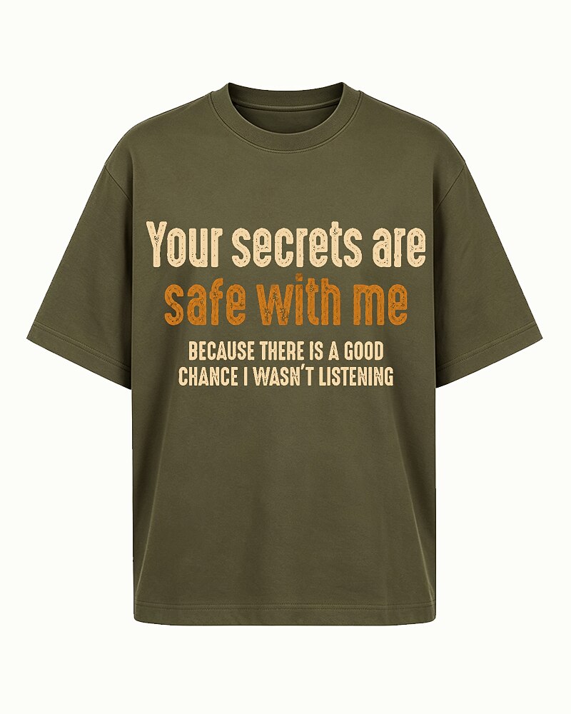 Your Secrets Are Safe With Me Graphic T-Shirt - product image 2