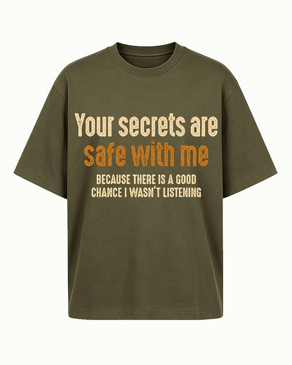 Your Secrets Are Safe With Me Graphic T-Shirt - product image 2
