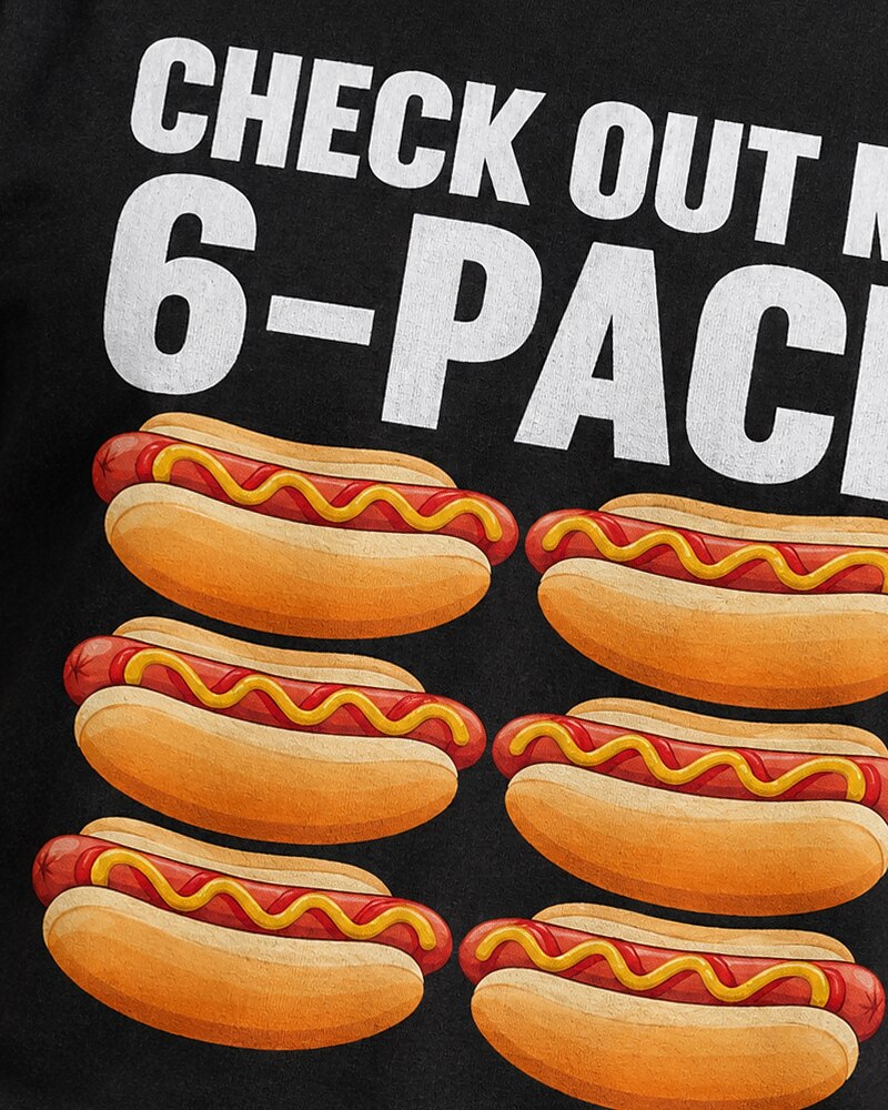Check Out My 6-Pack men's T-shirt view 2