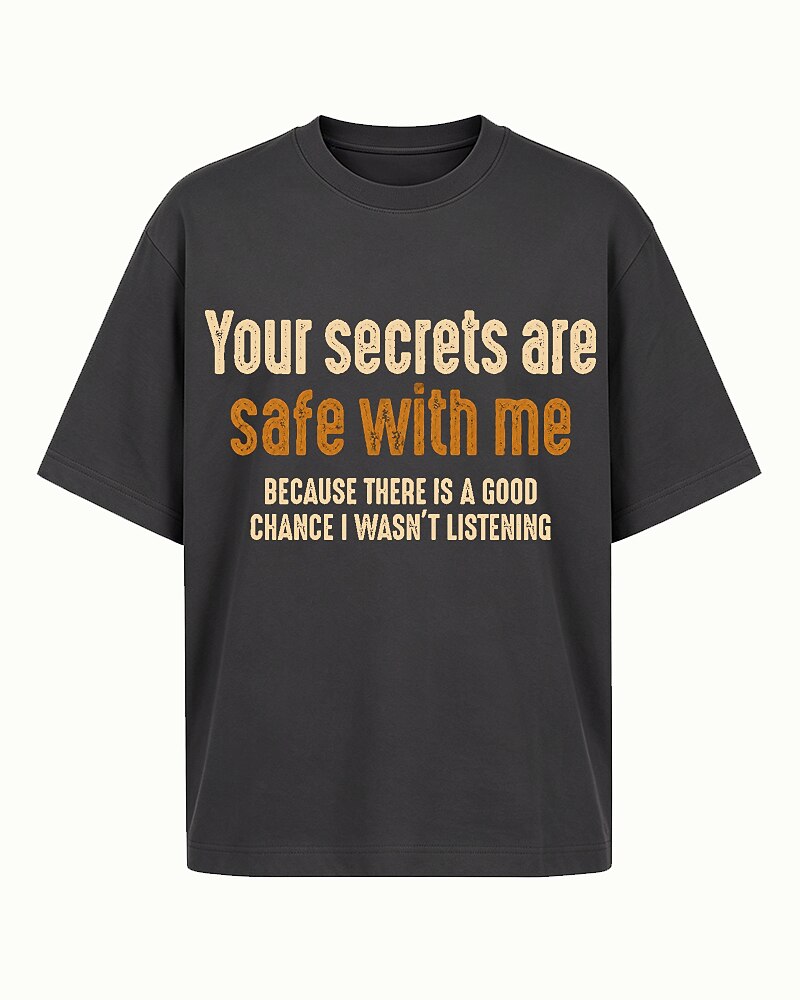Your Secrets Are Safe With Me Graphic T-Shirt - product image 3