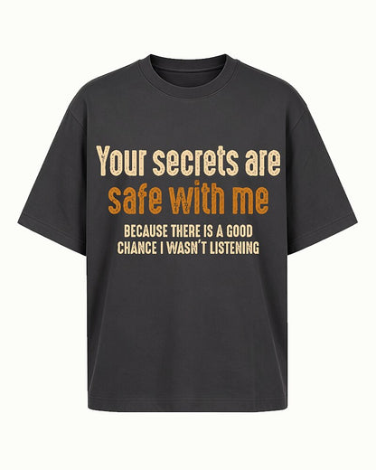 Your Secrets Are Safe With Me Graphic T-Shirt - product image 3