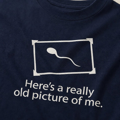 Here's a Really Old Picture of Me men's graphic T-shirt view 2