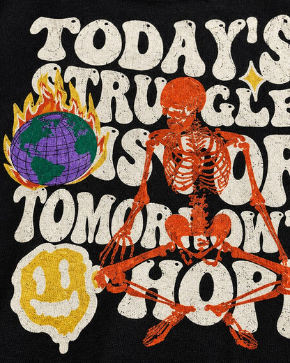 Today's Struggle Is Tomorrow's Story men's graphic T-shirt view 2