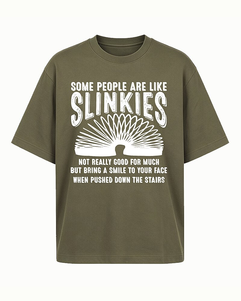 Some People Are Like Slinkies Graphic T-Shirt - product image 4