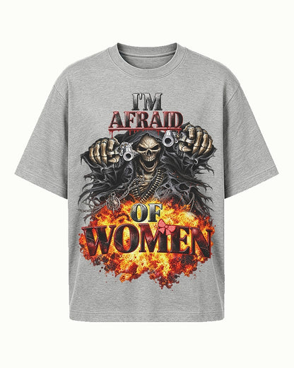 I'm Afraid of Women men's graphic T-shirt view 6